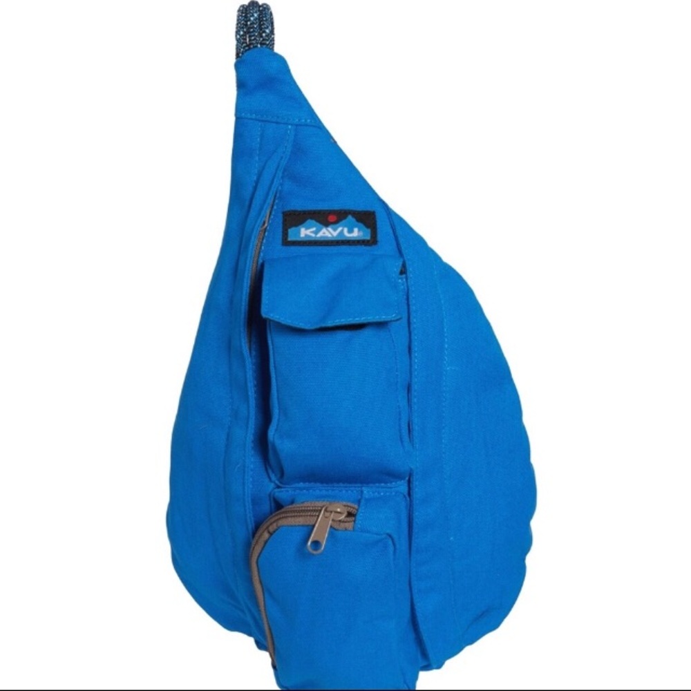 🆕Kavu Bag OASIS rope backpack NWT colbalt blue